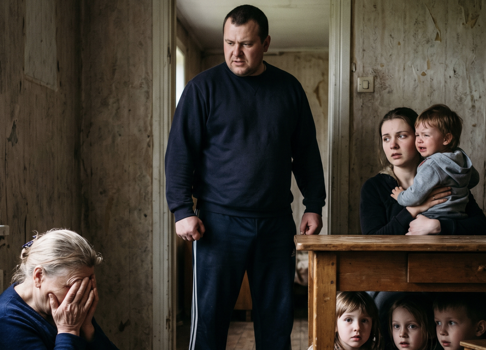 — Ще раз торкнешся моєї дочки — і вся хата почує, хто ти насправді. Ганна Петрівна сказала це зятю після удару в груди, лежачи біля порога.
